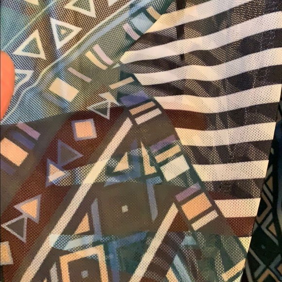 K + Glam Plus Size Woven Maxi Cardigan - Picture 5 of 7